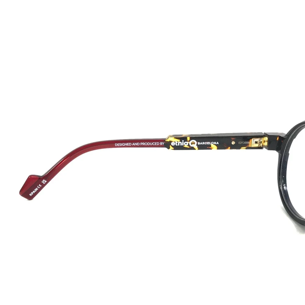 Etnia Barcelona Eyeglasses Frames CHROMA N40 BKRD Black Red Tortoise 48-20-140